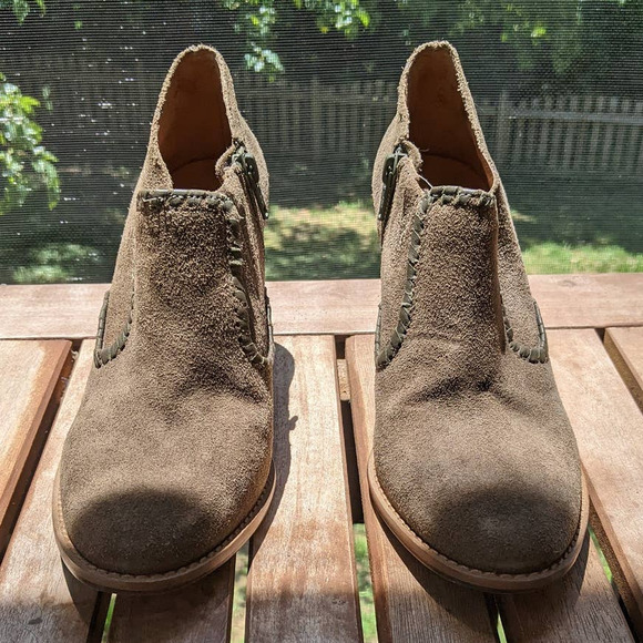 Jack Rogers Women's Kyle Suede Boot Olive Green Size 6.5 - Picture 2 of 10